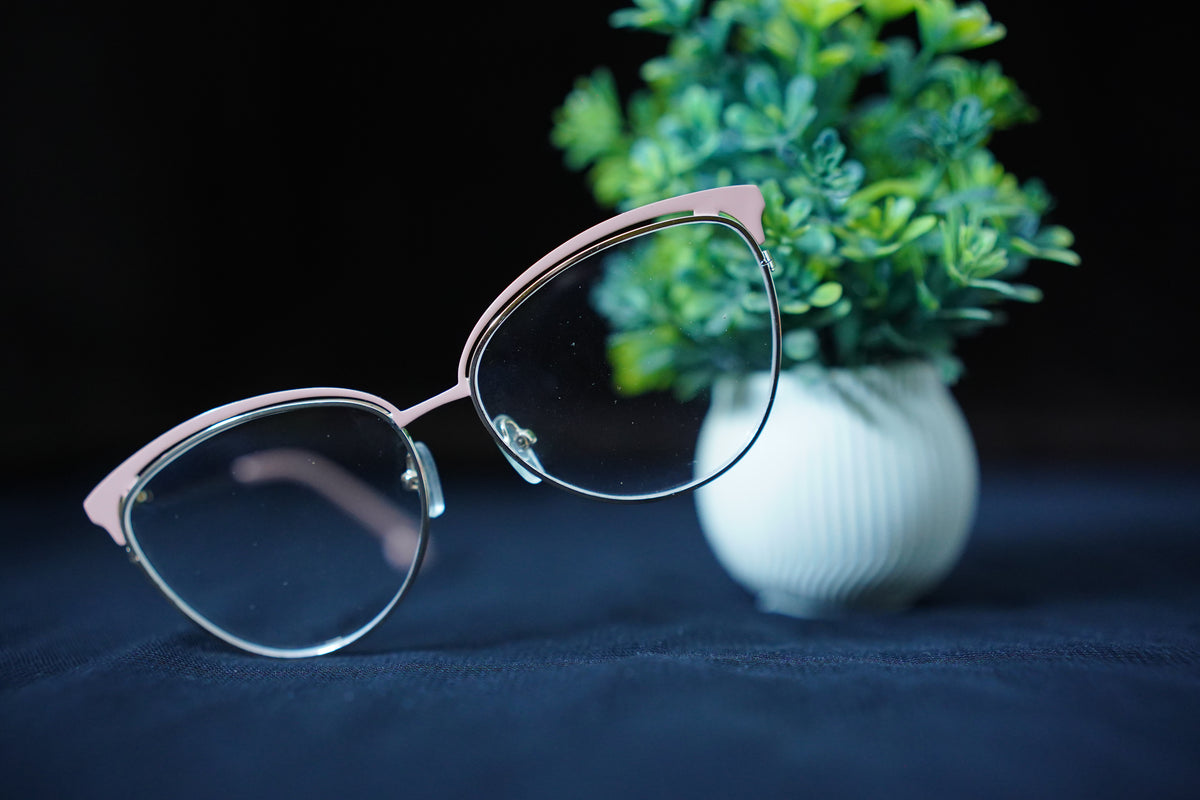 Metal Fancy Cat Eye Pink gold