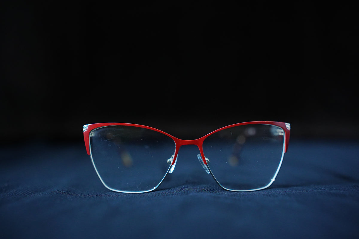 Metal Fancy Red Selver