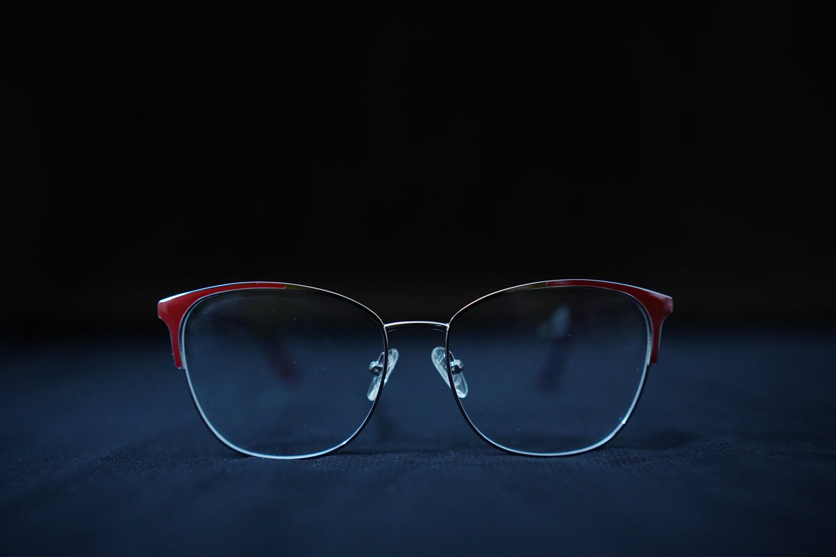 Metal Fancy Red Selver