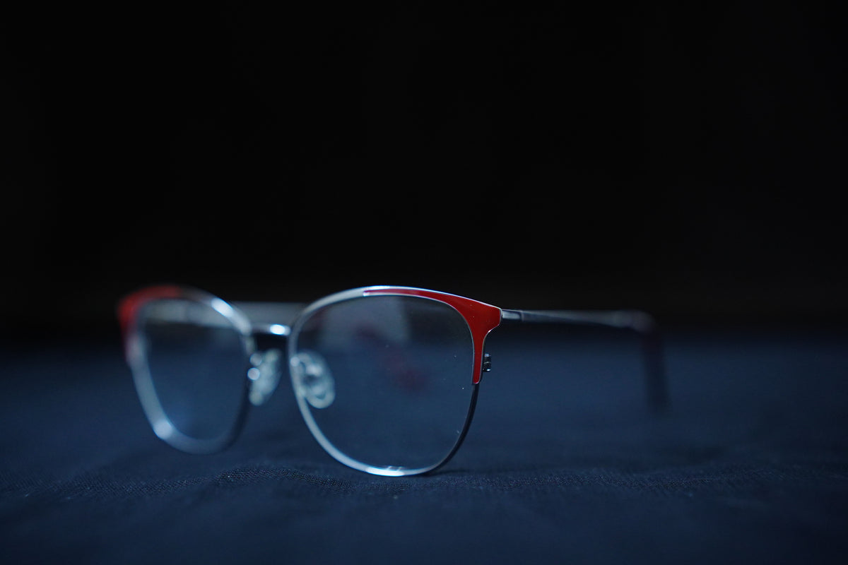 Metal Fancy Red Selver