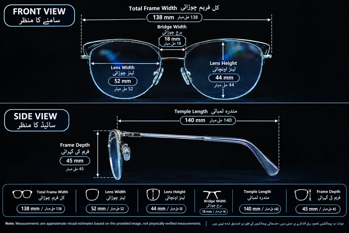 Metal Haf rem Aviator